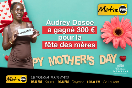 GAGNANTE DU QUIZ FÊTE DES MERES
